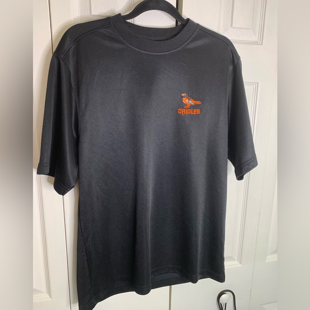 Vintage Baltimore Orioles T Shirt Lee Sport Mens size M Black MLB Baseball